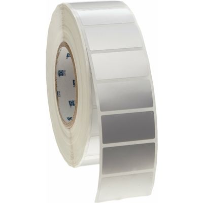 Brady THT-17-434-3 Étiquette polyester brillant métallisé (50,8 x 25,4 mm)