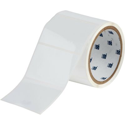 Brady THT-19-423-1 Étiquette polyester brillant blanc (76,2 x 50,8 mm)