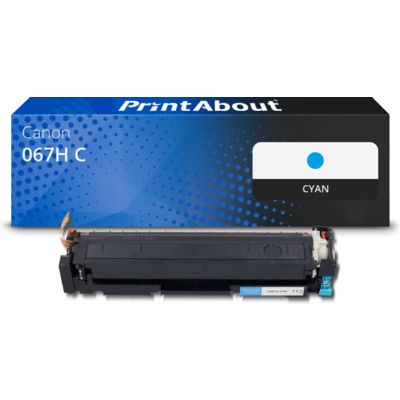 Toner compatible Canon 067H C - Cyan - Grande capacité