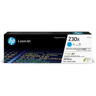 HP 230X (W2301X) - Cyan - Toner - Grande capacité