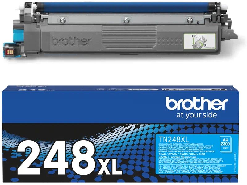 Brother TN-248XLC Toner Cyaan Hoge capaciteit