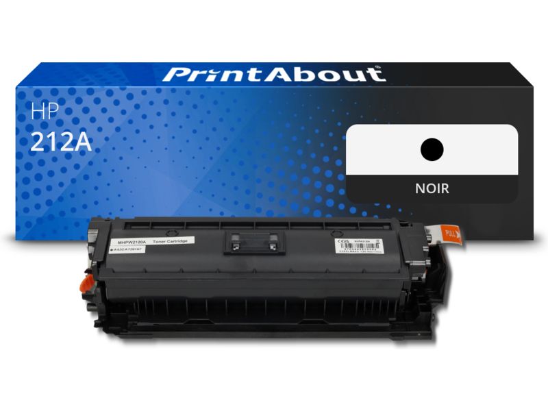 Toner compatible HP 212A (W2120A) - Noir