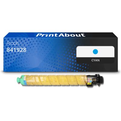 Toner compatible Ricoh 841928 (MP C2503) - Cyan - Grande capacité