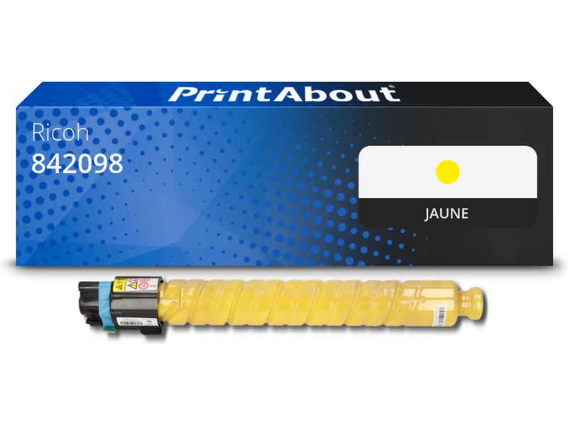 Toner compatible Ricoh 842098 (MP C406) - Jaune