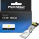 Cartouche compatible Epson C13T11D440 - Jaune - Grande capacité