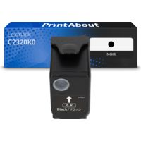 Toner compatible Lexmark C2320K0 - Noir