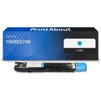 Toner compatible Xerox 106R03740 - Cyan - Très grande capacité