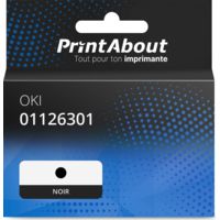 Produit compatible OKI 01126301 - Noir