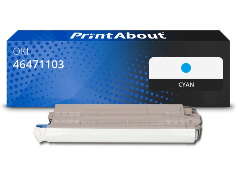 Toner compatible OKI 46471103 - Cyan