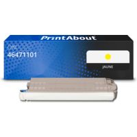 Toner compatible OKI 46471101 - Jaune