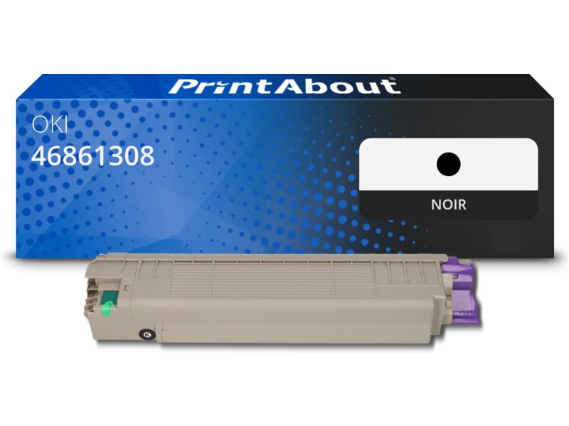 Toner compatible OKI 46861308 - Noir