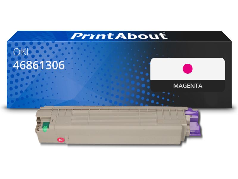 Toner compatible OKI 46861306 - Magenta