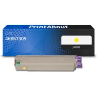 Toner compatible OKI 46861305 - Jaune