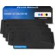 Toner compatible OKI 09006127/28/29/30 - 4 couleurs - Multipack