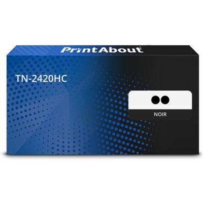 Toner compatible Brother TN-2420HC - 2x Noir - Multipack - Très haute capacité