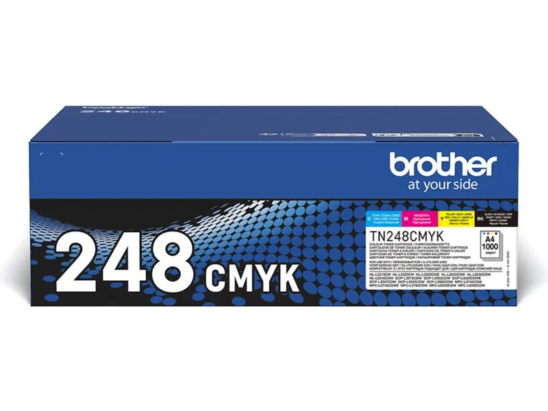 Brother TN-248VAL CMYK Toner 4-kleuren Multipack