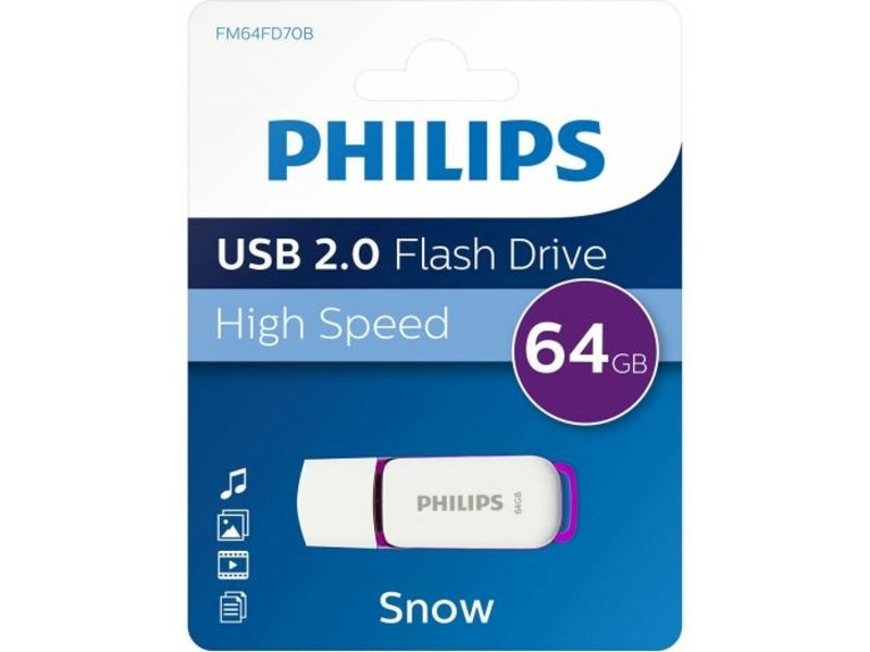 Philips USB 2.0 Snow 64GB - Clé USB