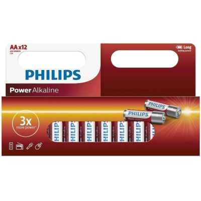 Philips Power AA / MN1500 / LR06 Alkaline (12 stuks) - Piles