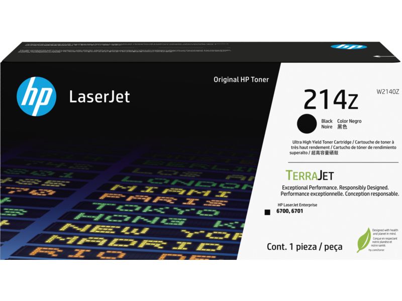 HP 214Z (W2140Z) Toner Zwart Extra hoge capaciteit