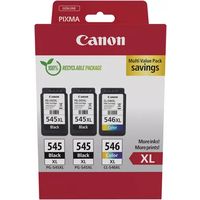 Cartouche d'encre Canon PG-545XL + PG-545XL + CL-546XL Multipack Haute Capacité