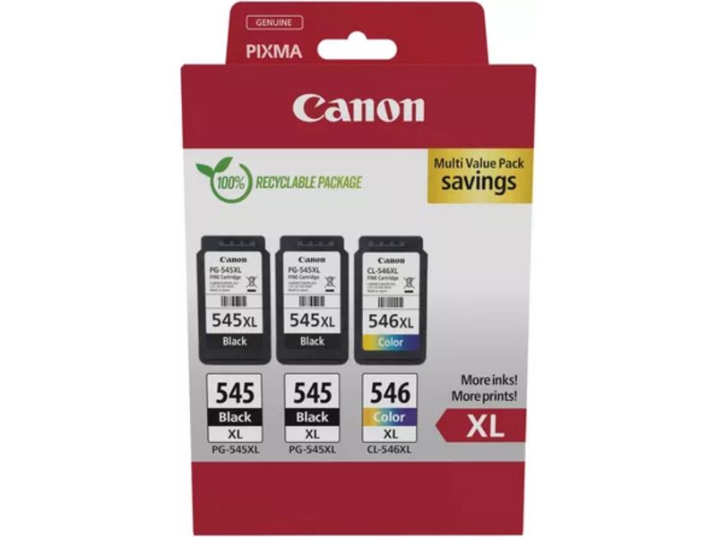PG-545XL CL-546XL Cartouche d'encre Remplacement Encre pour Canon 545
