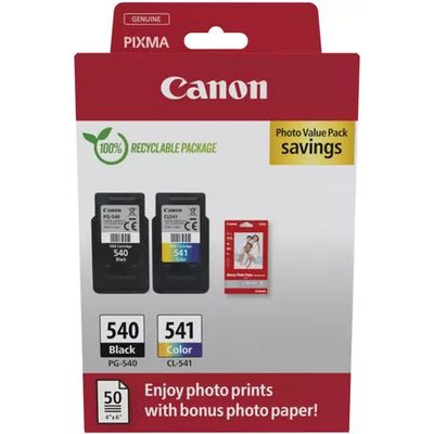 Pack de 2 cartouches d'encre + pack papiers photo - CANON - PG-540L