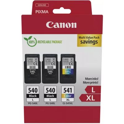 Canon PG-540L + PG540L + CL 541XL multipack - Noir + 3 couleurs - Cartouche d'encre - Multipack