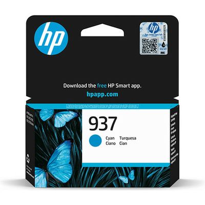 HP 937 (4S6W2NE) - Cyan - Cartouche d'encre