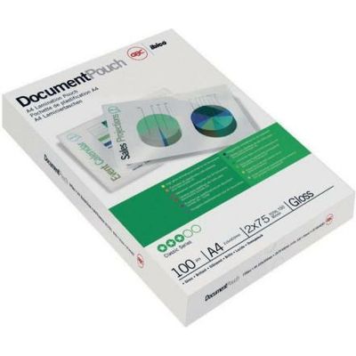 GBC A4 (3740400) - 2 x 75 microns (100 pièces) - Pochette à plastifier