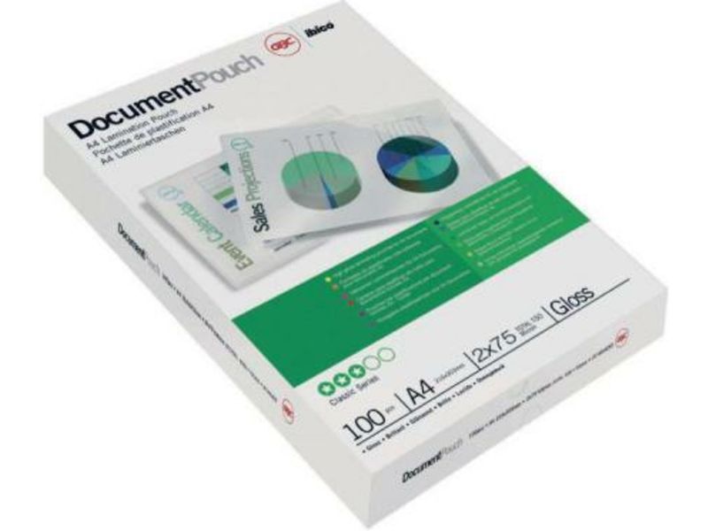 GBC A4 (3740400) Lamineerhoes 2x 75 micron (100 stuks)