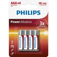 Power Alkaline LR03 Micro AAA 4 pièces