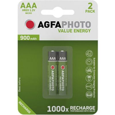 Agfaphoto Rechargeable Micro AAA 2 Pièces - Piles