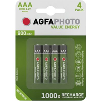 Agfaphoto Rechargeable Micro AAA 4 pièces - Piles