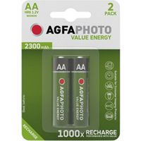 Agfaphoto Rechargeable Mignon AA 2 pièces - Piles