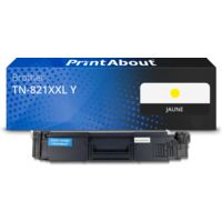 Toner compatible Brother TN-821XXL Y - Jaune - Très grande capacité