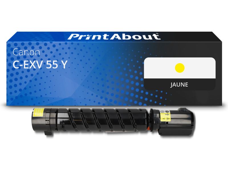 Toner compatible Canon C-EXV 55 Y - Jaune