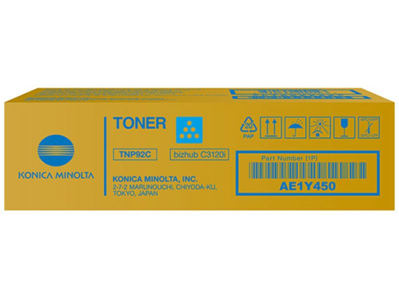 Konica Minolta TNP-92C (AE1Y450) Toner Cyaan
