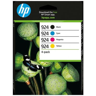 HP 924 (6C3Z1NE) - 4 couleurs - Cartouche d'encre - Multipack