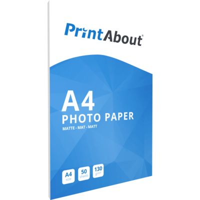 PrintAbout Premium Mat A4 130 gr (50 feuilles)