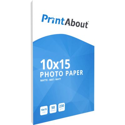 PrintAbout Premium Mat 10 x 15 230 gr (50 feuilles)