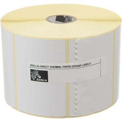 Zebra 880239-076D (Z-Select 2000D) - (102 mm x 76 mm) 12 rouleaux - Noir sur blanc - Étiquette