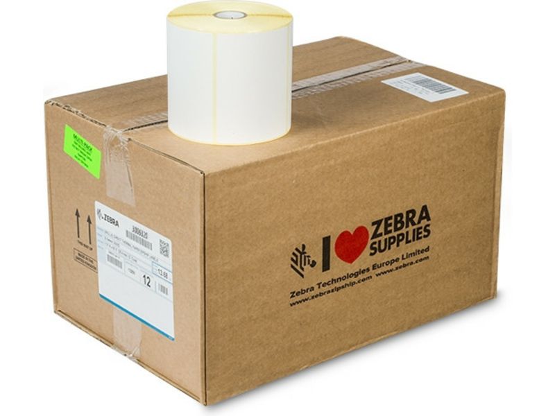 Zebra 3006320 (Z-Select 2000T) Etiket Zwart op wit (102 x 76 mm) 12 rollen