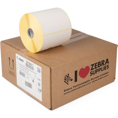 Zebra 3010066-T (Z-Perform 1000D) - (158,8 mm x 101,6) 4 rouleaux - Noir sur blanc - Étiquette