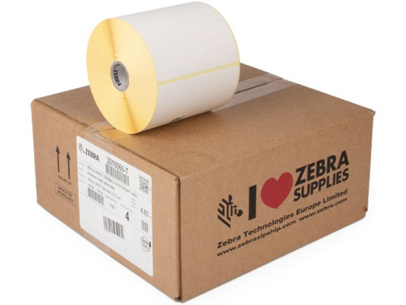 Zebra 3010066-T (Z-Perform 1000D) Etiket Zwart op wit (158,8 mm x 101,6) 4 rollen