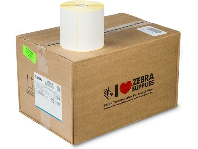 Zebra 3006322 (Z-Select 2000T) Etiket Zwart op wit (102 mm x 152 mm) 12 rollen