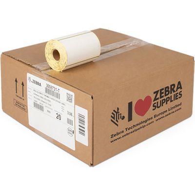 Zebra 3008731-T (Z-Perform 1000D) - (76,2 mm x 50,8 mm) 20 rouleaux - Noir sur blanc - Étiquette