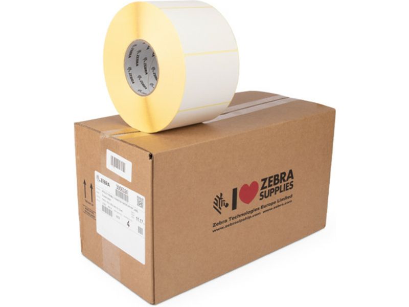 Zebra 3006326 (Z-Select 2000T) Etiket Zwart op wit (102 mm x 76 mm) 4 rollen