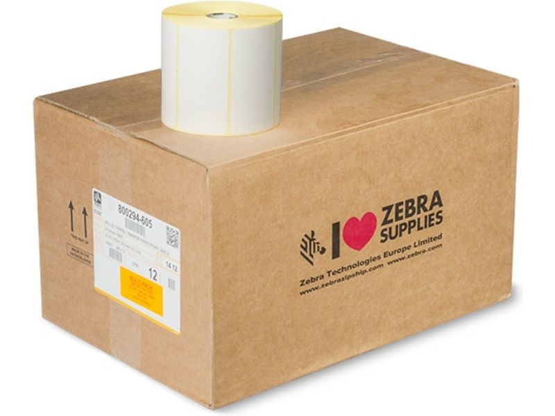 Zebra 800274-205 (Z-Select 2000T) Etiket Zwart op wit (102 mm x 51 mm) 12 rollen