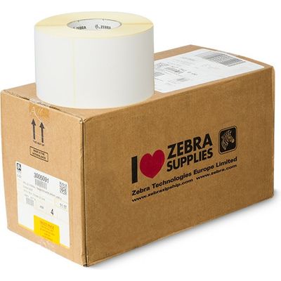 Zebra 3005091 - (150 mm x 100 mm) 4 rouleaux - Noir sur blanc - Étiquette