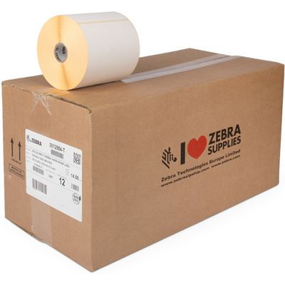 Zebra 3012884-T (Z-Perform 1000D) - (102 mm x 203 mm) 12 rouleaux - Noir sur blanc - Étiquette